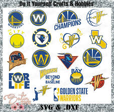 Graphic design elements (ai, eps, svg, pdf,png ). Golden State Warriors Update Custom Nba Basketball Designs Svg Files Cricut Silhouette Studio Digital Cut Files Infusible Ink
