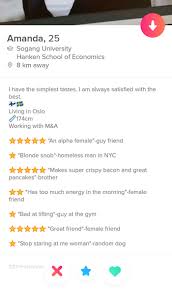 Living life on my own terms. Hilarious Tinder Bios That Almost Guaranteed A Right Swipe Illumeably