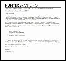 Math Teacher Resume Examples Best Of Mathematics Teacher Cover Letter Sample Teacher Resume Examples Cover Letter Sample Cover Letter For Resume