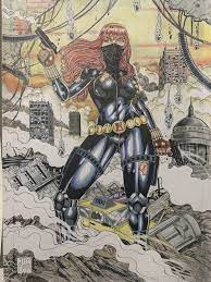 Black Widow original comic art By Jay Marvel Mcu Avengers Ed Benes Studio |  eBay