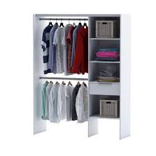 Dressing Tout En Un Coloris Blanc Compoz Castorama Dressing Castorama Castorama Placard Castorama