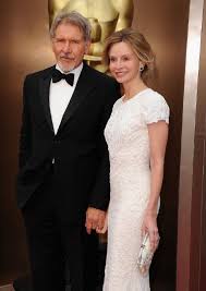 Harrison Ford And Calista Flockhart Sheath Wedding Dress Academy Awards Red Carpet Wedding Dresses