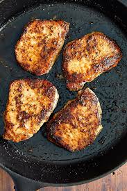 If the pork you have purchased is enhanced or seasoned do not use a brine solution or add any salt to the recipe. Delicious Tender And Juicy Pan Fried Boneless Pork Chops Made In Under 10 Minut Boneless Pork Chop Recipes Cooking Boneless Pork Chops Pork Loin Chops Recipes