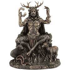 Celtic war goddess morrigan phantom queen statue triple goddess valkyrie decor. Celtic God Cernunnos Sitting Statue Wu 1727 Medieval Collectibles