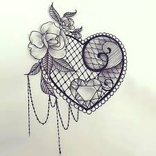 13 Lace Tattoo Designs Lace Tattoo Lace Tattoo Design Heart Tattoo Designs