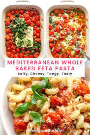 Baked Feta Pasta With Cherry Tomatoes Feelgoodfoodie Recipe In 2021 Cherry Tomato Pasta Healthy Recipes Recipes