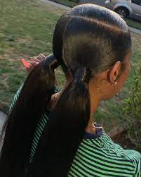 Yeah, we all are well aware of lady gaga hair bow which is quite mainstream. Cheap Great Virgin Human Wigs On Instagram Two Ponytails With Side Part Who Would Hair Ponytail Styles Two Ponytail Hairstyles Black Ponytail Hairstyles