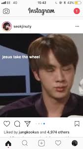 Pin By Fay K On Kim Seokjin Bts Funny Kpop Memes Bts Memes