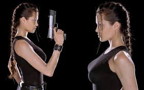 Video game adventurer lara croft comes to life in a movie where she races against time and villains to recover powerful ancient artifacts. Tomb Raider Angelina Jolie Is Lara Croft By Robbiebr On Deviantart