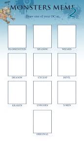 Monsters Meme 2 Drawing Challenge Drawing Meme Art Reference Poses
