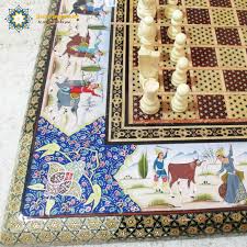 Image result for Persian manuscript chess