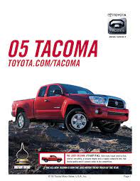 Original 2008 toyota tacoma sales brochure 08. Toyota Tacoma Brochures