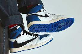 9 results for travis scott jordan 1 low 10.5. Travis Scott X Fragment Design X Air Jordan 1 High Og Military Blue On Foot Hypebeast