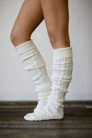 Boots are normally worn with socks to prevent chafes and blisters, to absorb sweat, to improve the foot's grip inside the boot, or to insulate the foot from the cold. Knitted Slipper Boot Socks Cable Knit Lounge By Threebirdnest 48 00 Knitted Slippers Outfit Accessories Slipper Boots