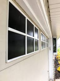 The window is controllable via web interface. Diy Faux Garage Door Windows Bright Green Door
