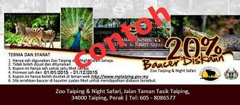 Informasi mengenai harga tiket masuk ragunan zoo, sebuah kebun binatang legendaris yang berada di ibukota jakarta lengkap dengan koleksi satwanya. Harga Tiket Zoo Taiping Night Safari Diskaun 20