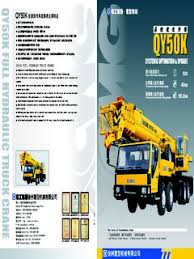 truck cranes telescopic boom xcmg qy50k specifications