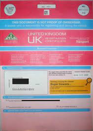 How To Check If A V5c Logbook Is Genuine Free Car Check