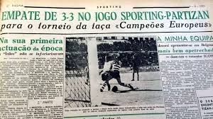 Sporting perde o jogo de apresentação com o lyon e sofre o 14º golo em 4 jogos. Neste Dia Em 1955 Sporting Cp 3 X Partizan 3 O Primeiro Jogo Da Taca Dos Campeoes Europeus Rugido Verde