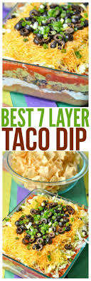 7 Layer Taco Layer Dip With Meat Ground Beef Mexican Easy Recipe Game Day Party Plan Dessert Cups Mini Ideas Candy Appetizer Recipes Food Mexican Food Recipes