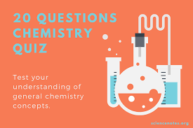 Challenge them to a trivia party! 20 Questions Chemistry Quiz
