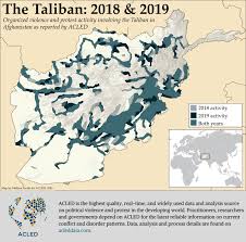 Troops draw down in afghanistan, ongoing taliban offensive takes ground from afghan forces charlie d'agata returns to kabul as the u.s. Armed Conflict Location Event Data Project On Twitter Map Of Acledinfo Data On Taliban Activity Across Afghanistan 2018 2019 Https T Co 6xvi91ivuw