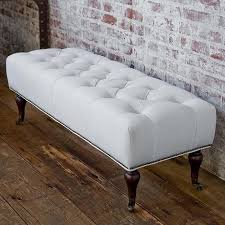 Check spelling or type a new query. Regina Andrew Tufted Linen Bench In White Living Room Table Sets Bedroom Bench White Storage Bench