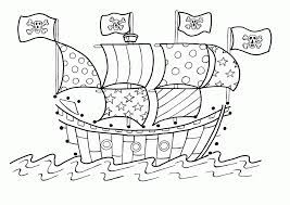 Ancient sunken ship during a storm in the bottle. Pirate Ship Pictures Free Coloring Home