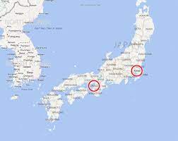 Google map of osaka (japan, tokushima) satellite. Japan Earthquake Map Update Strong Tremors Shake Osaka How Far Is Osaka From Tokyo World News Express Co Uk