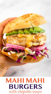 Taco Inspired Mahi Mahi Burgers Made With Fresh Mahi Mahi Taco Seasoning Almond Flour And An Egg Then Pan Fr Fish Burger Recipes Healthy Breakfast Recipes