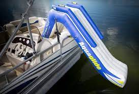 Inflatable water slides for pontoon boats. Pontoon Boat Slide Kit This Is The Best Water Slide Money Can Buy