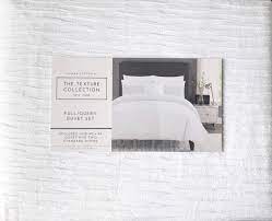 Free standard ground shipping when you meet the minimum order amount indicated, before taxes and shipping charges. The Texture Collection Solid Snow White Textured 3pc Duvet Set Wavy Abstract Textured Style 100 Cotton Comforter Cover Quilt Cover With Shams Nora Full Queen Buy Online At Best Price In Uae