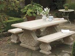 Buy Natural Stone Benches Sandstone Benches In India Stonemart Stone Garden Bench Garden Table Stone Bench