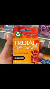 There is no such thing as renewed trojan condoms. Trojan Pre Owned Condoms Captions Week