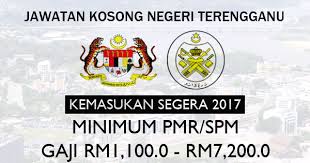 Jawatan kosong pertubuhan peladang negeri terengganu. Jawatan Kosong Terkini 2017 Di Seluruh Negeri Terengganu Minimum Pmr Spm