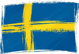 The national flag is blue with a yellow nordic or scandinavian cross (a representation of christianity) that extends to the borders. Grunge Sweden Flag Dawid Krupa Als Kunstdruck Oder Handgemaltes Gemalde