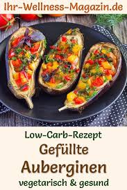Ein schnelles rezept für jede tageszeit. Low Carb Rezept Fur Gefullte Auberginen Gesundes Vegetarisches Hauptgericht Rezepte Low Carb Rezepte Vegetarisches Hauptgericht