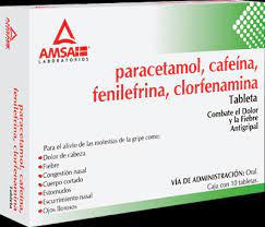 Paracetamol Cafeina Fenilefrina Clorfenamina Plm
