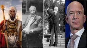 Selon le dernier classement des athlètes les plus riches, on peut s'apercevoir que le mieux loti n'est autre que le golfeur américain tiger woods avec plus de 57 millions d'euros gagnés en une seule année. Voici Les 10 Hommes Les Plus Riches De Tous Les Temps Jeff Bezos Occupe La 9e Place Photos