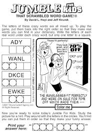 We're only required to create one word. Brainy Fun For Kids And Adults Boomer Magazine