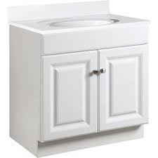 Your insider's guide for sourcing home furnishing products. Seasons 30w X 31 1 2h X 21 D White Thermofoil 2 Door Vanity Base Cabinet Hd Supply