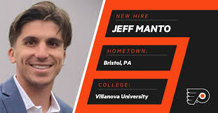 Out of Villanova University please give a big welcome to Jeff Manto! Very  excited for you to join the First Line and can't wait to get started