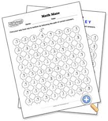 Math Maze Worksheetworks Com Math Maze Math Operations Math