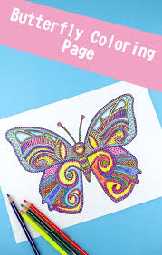 Drawing is quite a passion of mine, be it coloring pages or other things. Butterfly Coloring Page For Adults Trail Of Colors