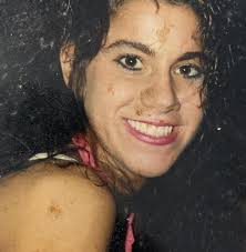 Please can someone remove that mark above my sisters eyebrow. Thank you !  Please no rude comments, she passed away.