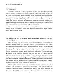 Memberi pelajaran seni mempertahankan diri. Esei Ciri Ciri Keselamatan Di Sekolah