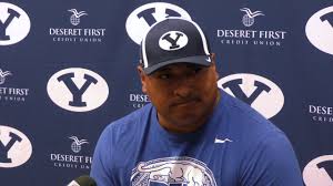 2017 byu football kalani sitake talks week 1 of the season