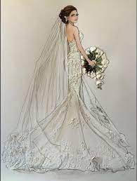 Karenorrillustration Be Inspirational Mz Manerz Being Well Dressed Is A Beautiful Form Of Confide Wedding Dress Sketches Wedding Dress Drawing Fashion Art
