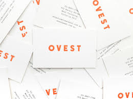 Ortolan Projects Branding Identity Ovest Letterpress Business Card Design Business Card Design Letterpress Business Cards