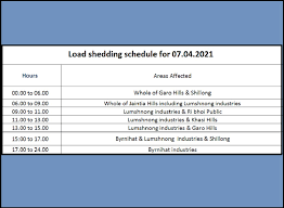 Schedules, info, and how it affects you. Load Shedding To Be Imposed All Over Meghalaya On April 7 Shillongtoday